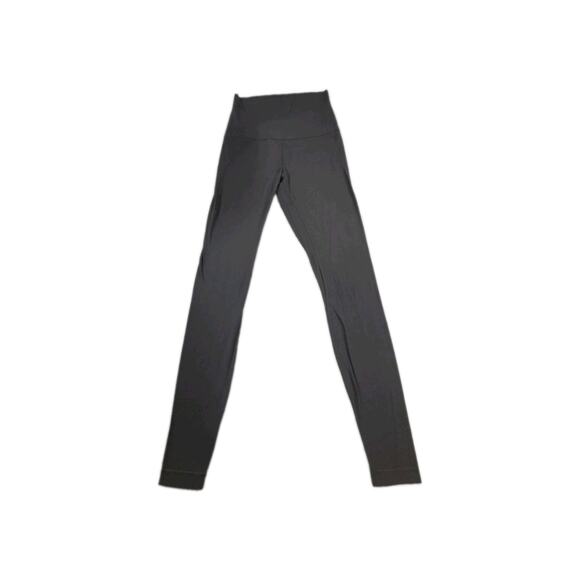 Lululemon Pants - Lululemon Leggings Womens Sz 6 Black High Rise Yoga Gym Sport Workout C36-9